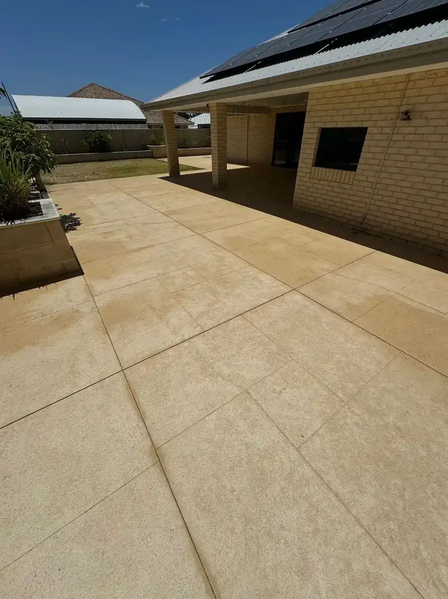 Sealed limestone