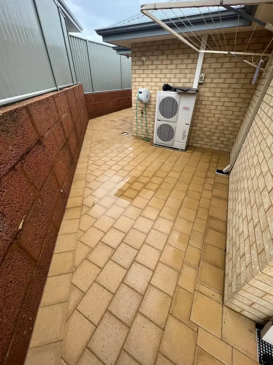 Commercial paved area
